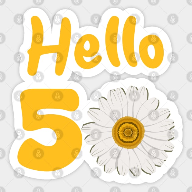 50th Birthday Sticker by Hsbetweenus